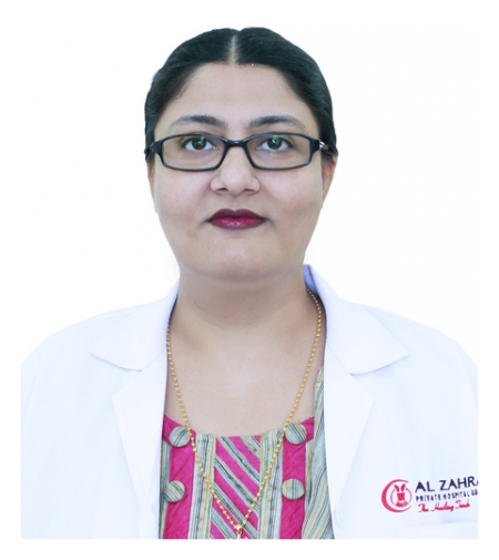 Dr. Amrita Pal Kaur Ahluwalia Dermatologist in Al Zahra Hospital - Dubai  Dubai, UAE